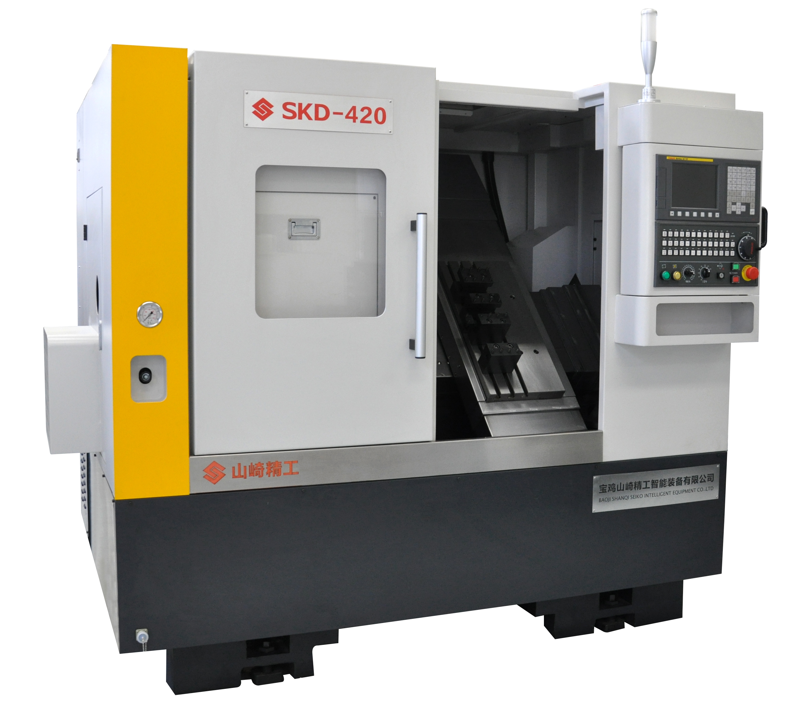 高精度斜床身数控车床 Slant bed cnc lathe